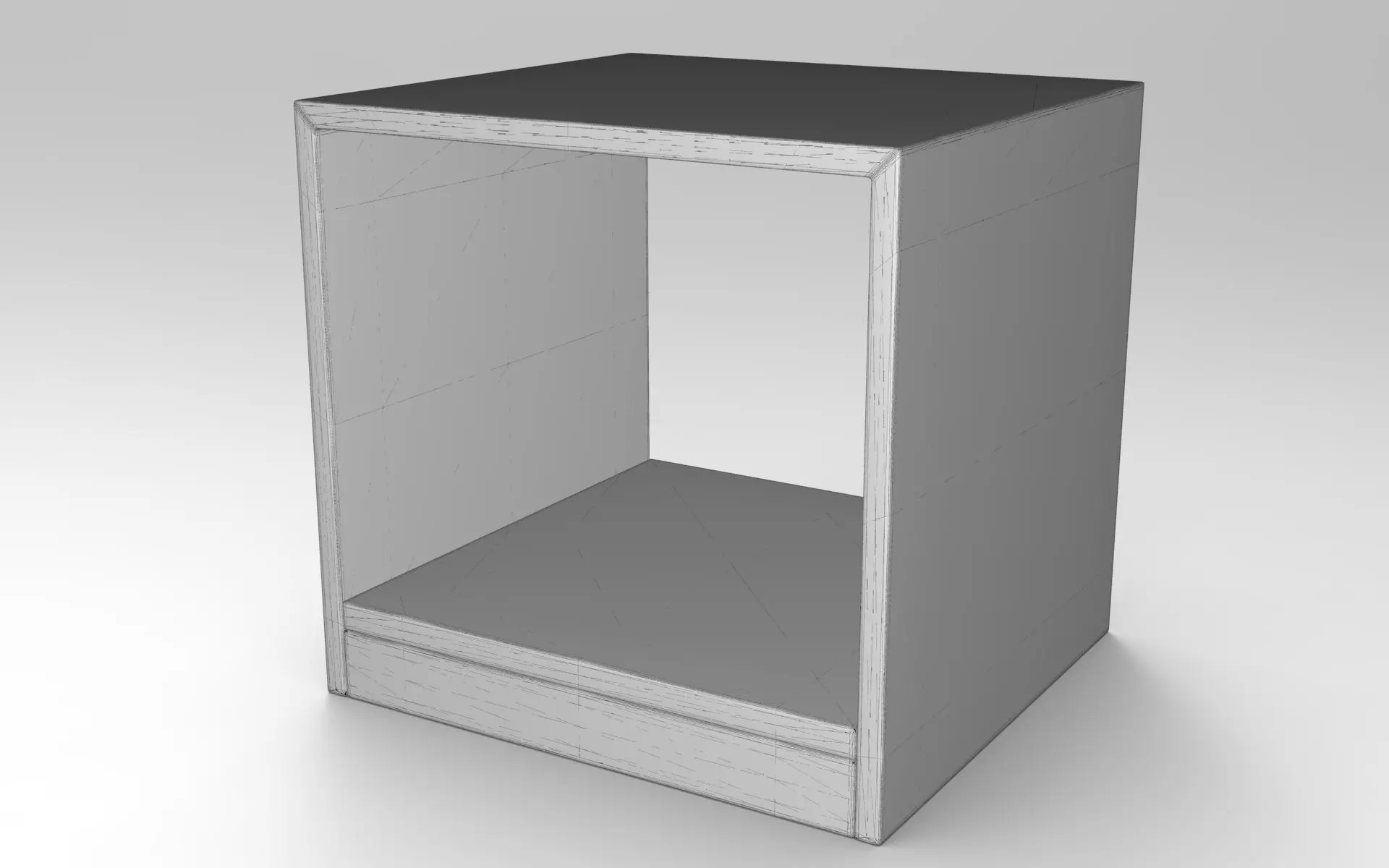 Toto Stool Low-poly 3D model_5