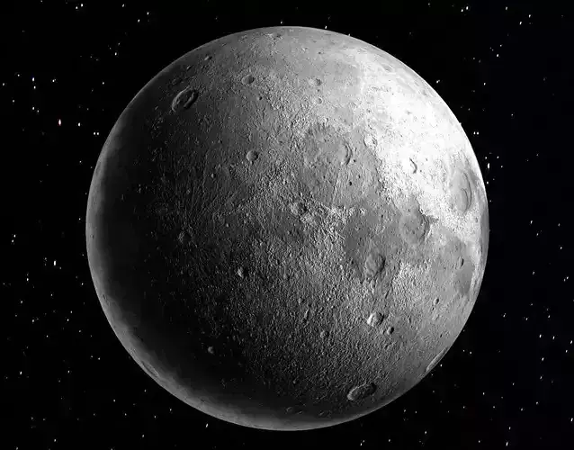 Moon 3d Model in space 3D model