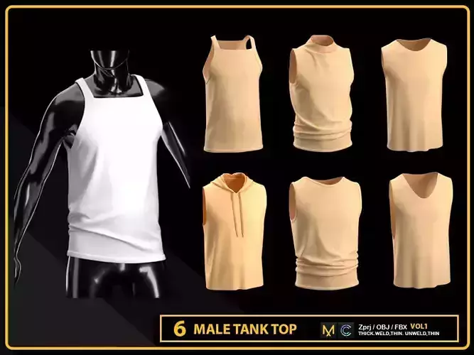 6 MALE TANK TOP