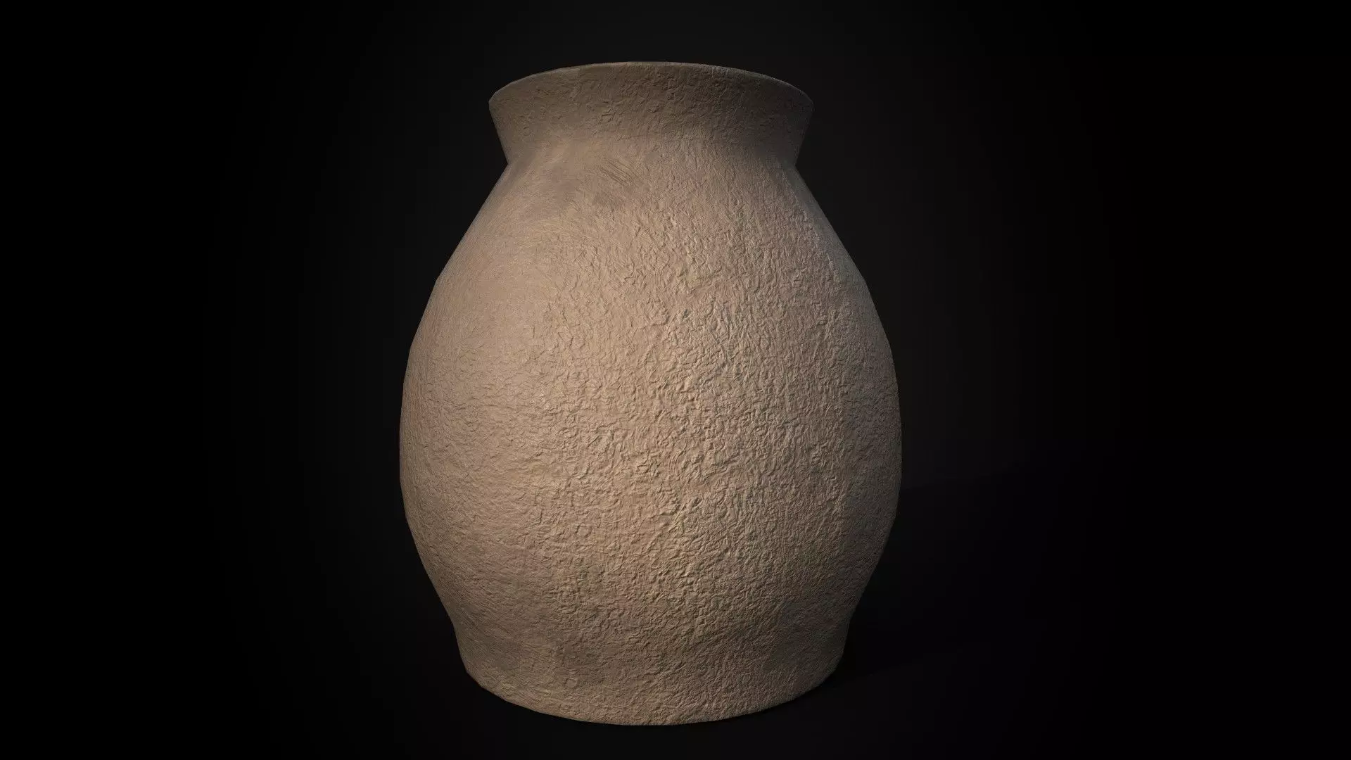 Ancient  Terracotta Jar - Game Ready - Low Poly PBR  Low-poly 3D model_7