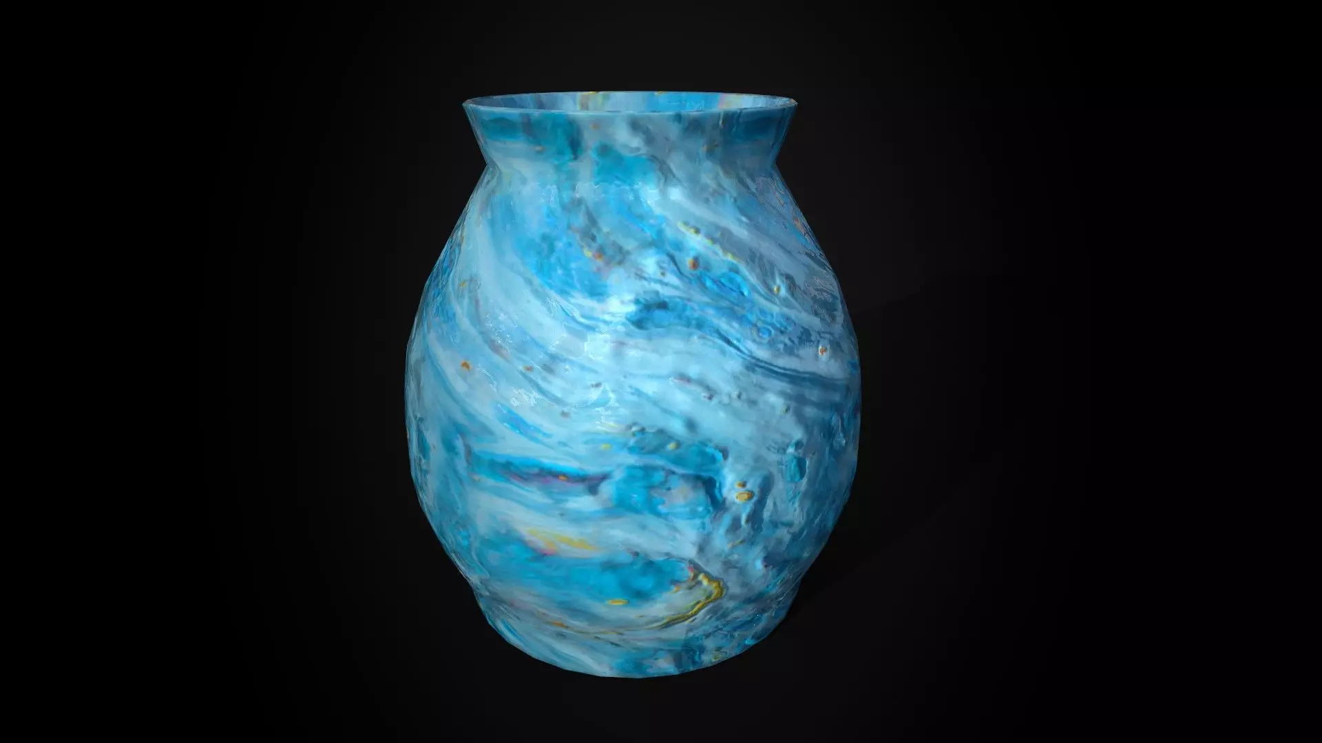 Ancient  Terracotta Jar - Game Ready - Low Poly PBR  Low-poly 3D model_5