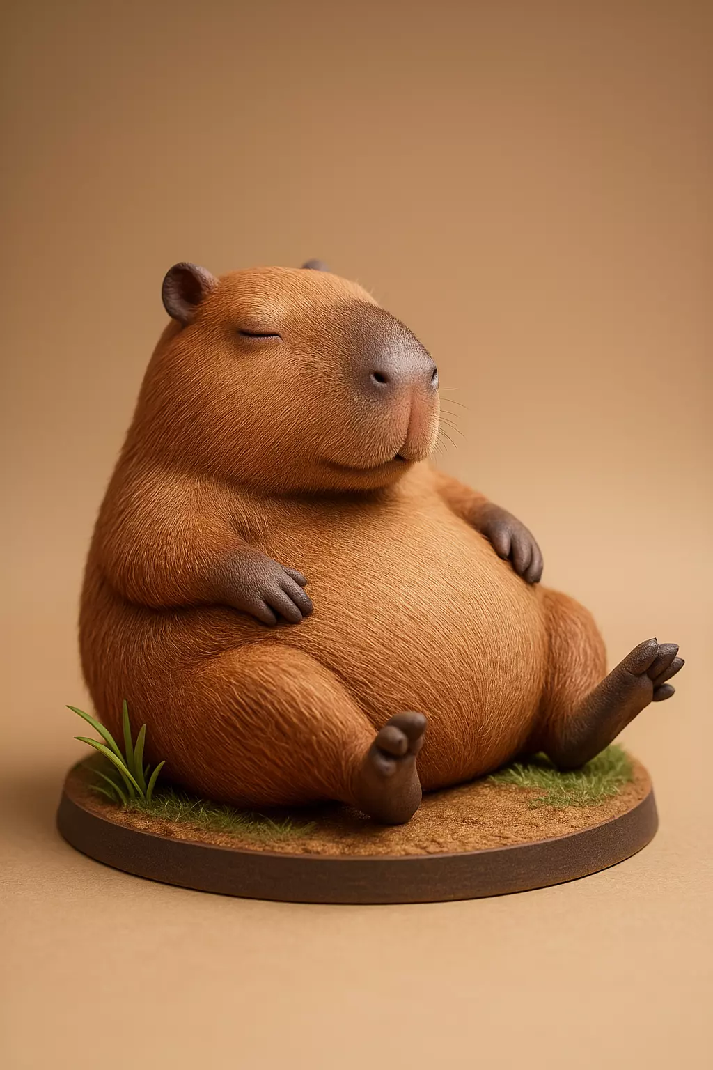 The Cutest Capybara 3D print model 3D print model_0