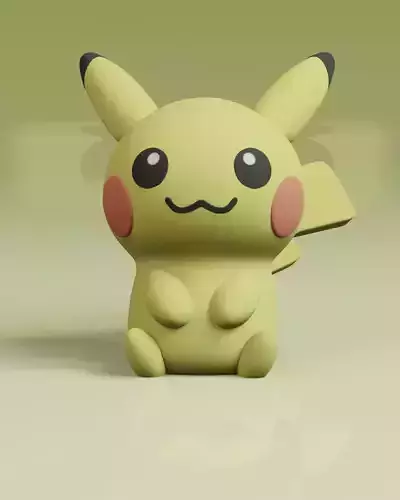 Pikachu Plush Pokemon Fanart Free