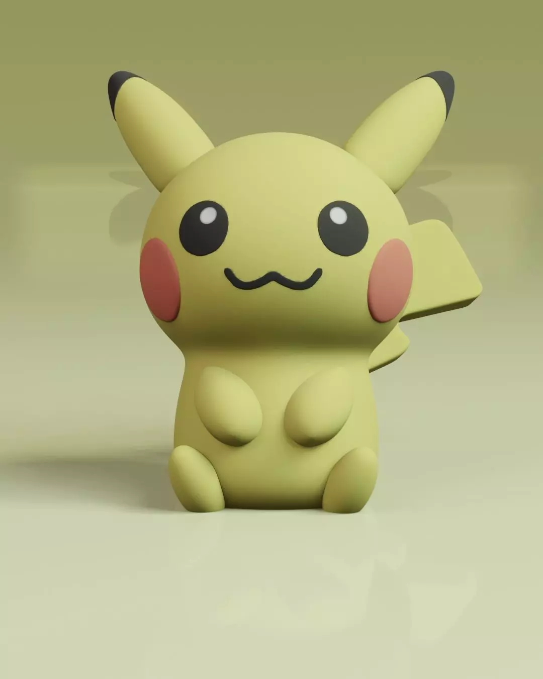 Pikachu Plush Pokemon Fanart Free Free 3D print model_0