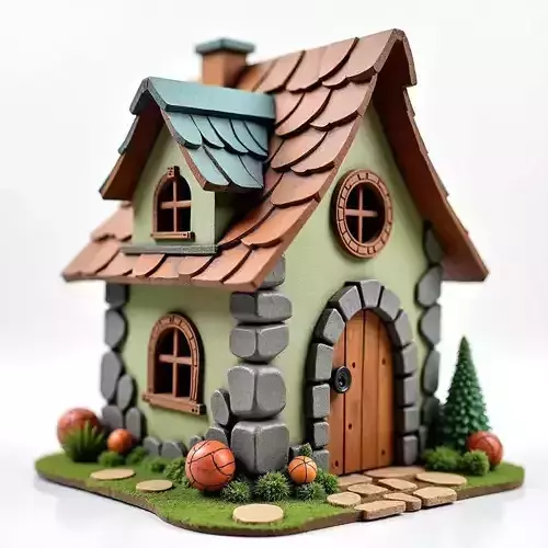 Stylized Fairy Tale Cottage