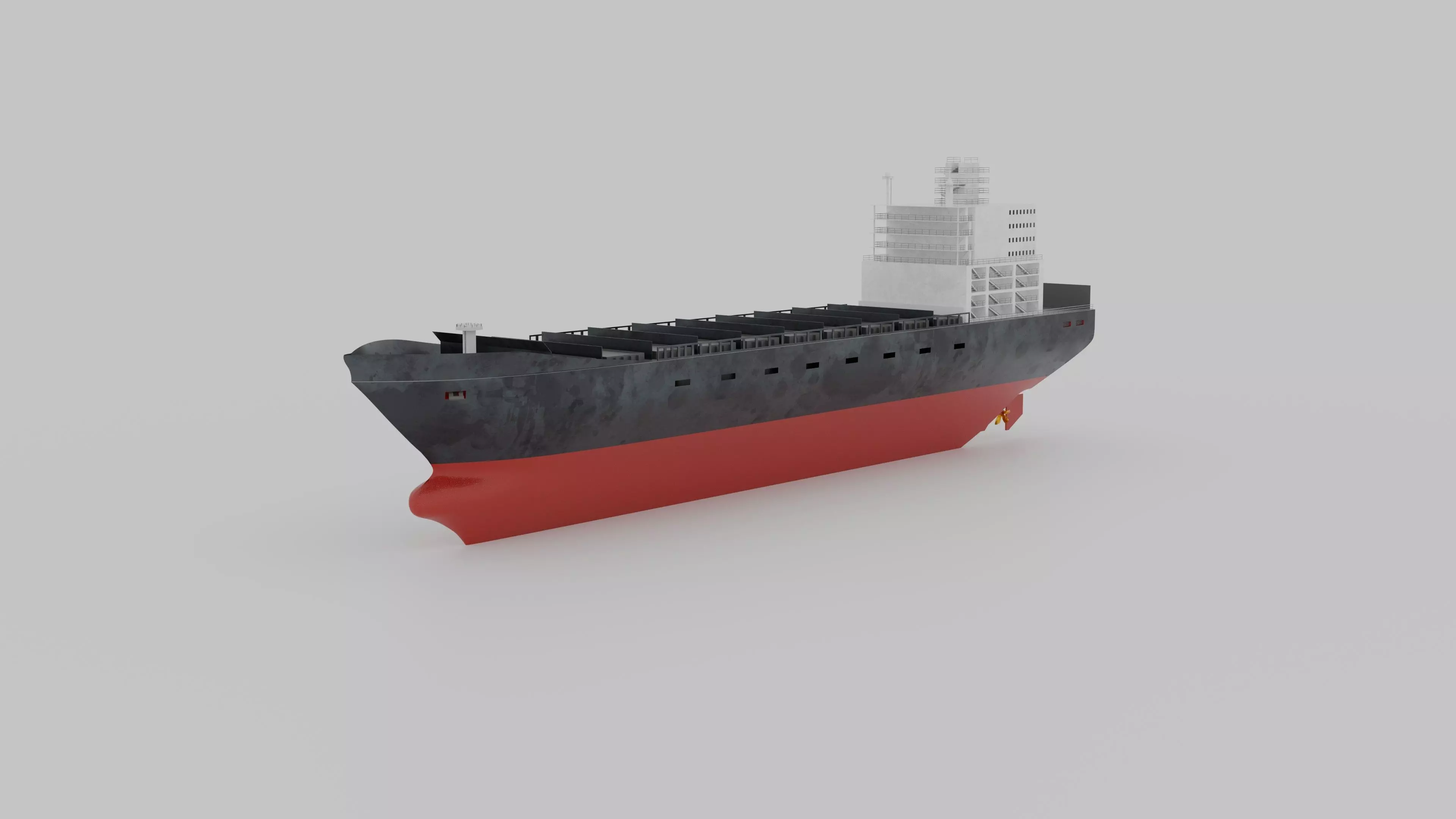 Okinava Freight ship 3D model_2
