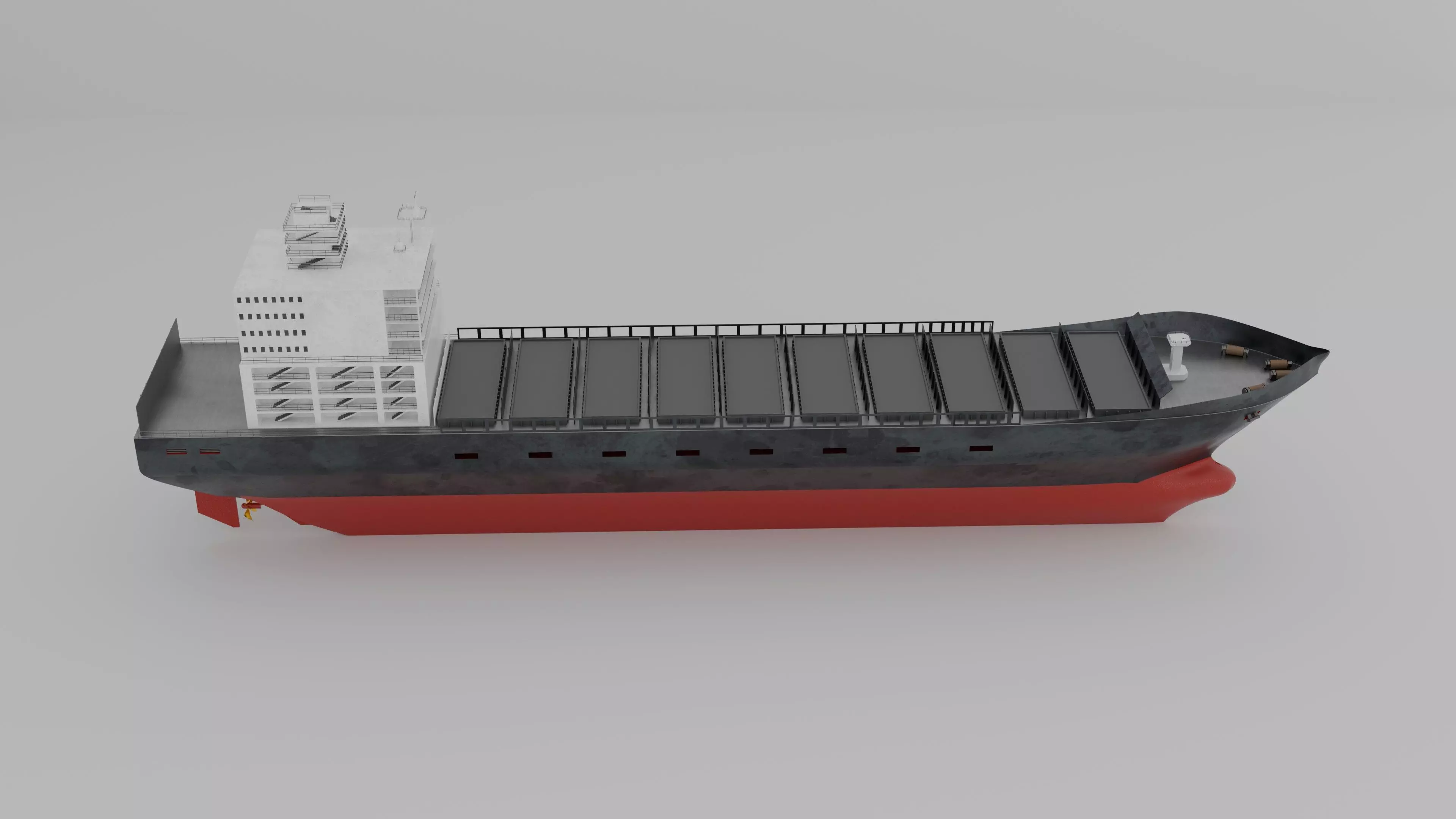 Okinava Freight ship 3D model_6