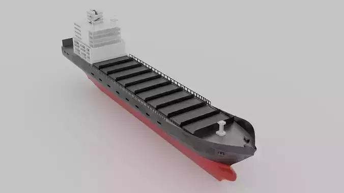 Okinava Freight ship 3D model