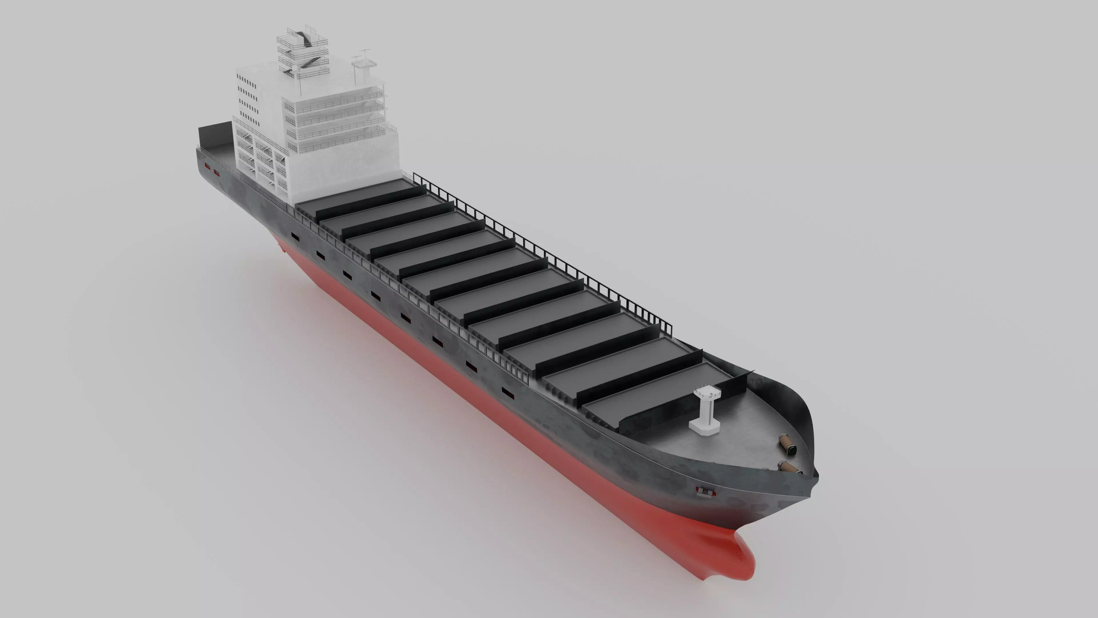Okinava Freight ship 3D model_0