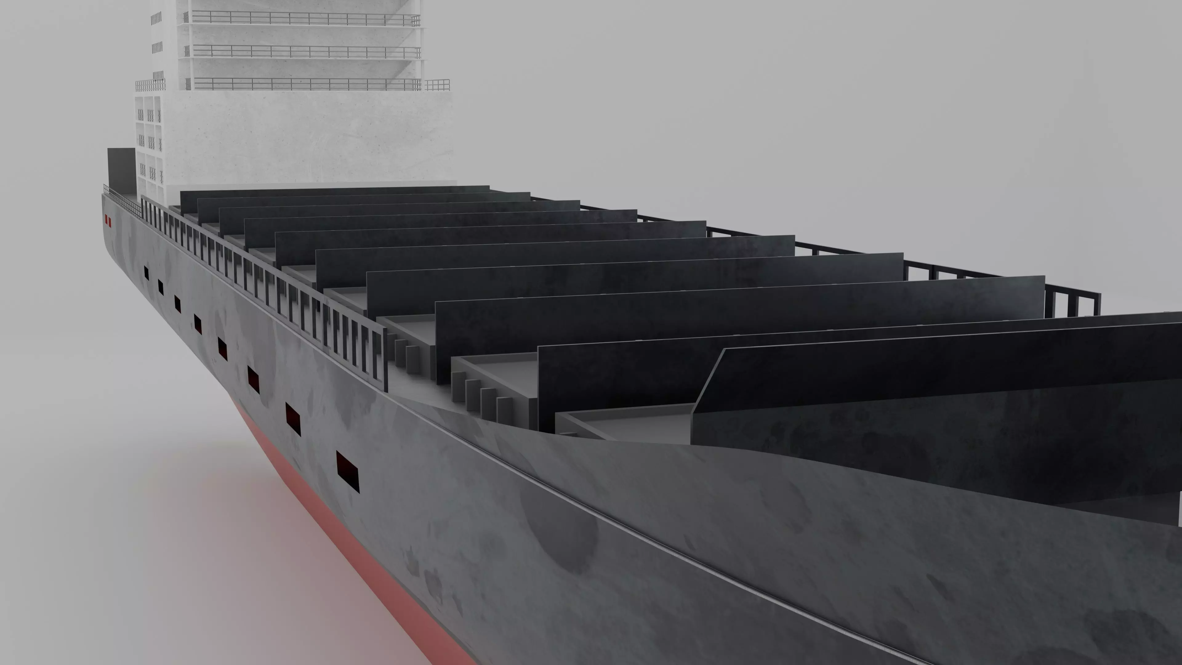Okinava Freight ship 3D model_8