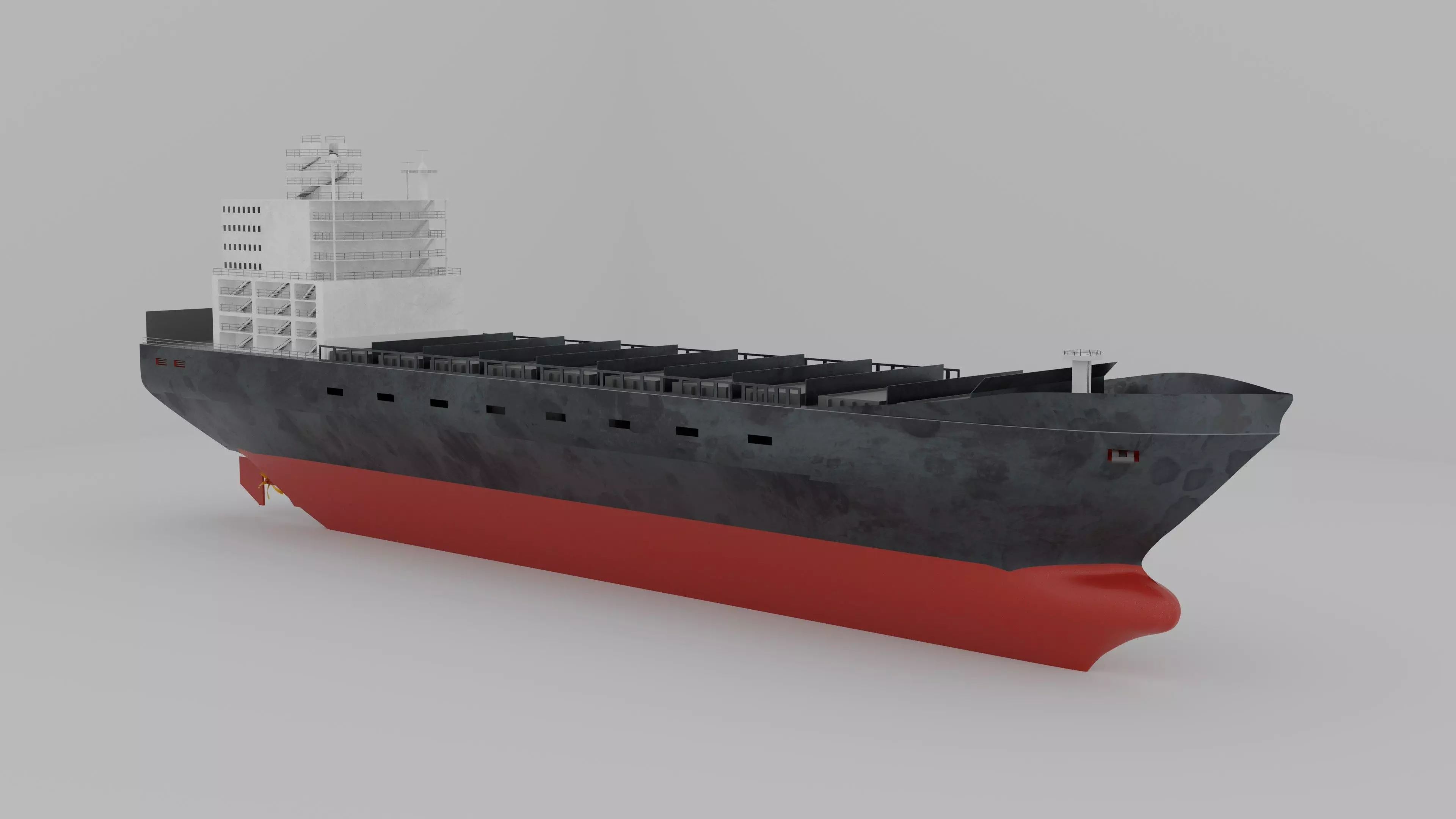 Okinava Freight ship 3D model_5