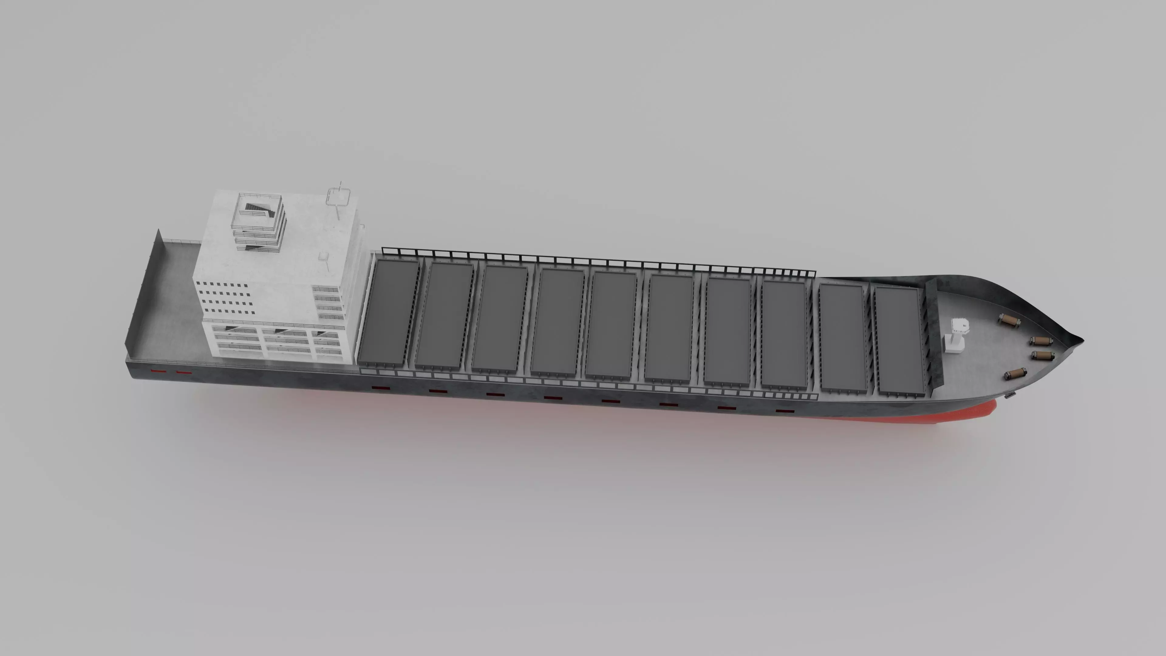 Okinava Freight ship 3D model_7