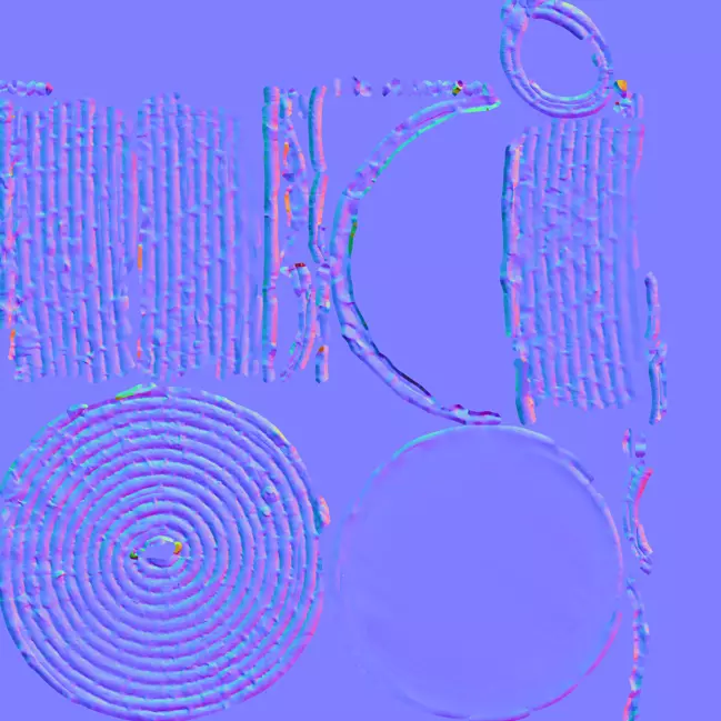 Low Poly Round Woven Container 3D Scan Low-poly 3D model_5