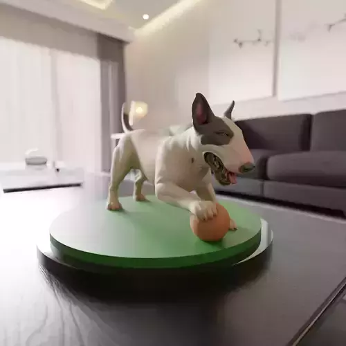 Bull terrier 3D print model