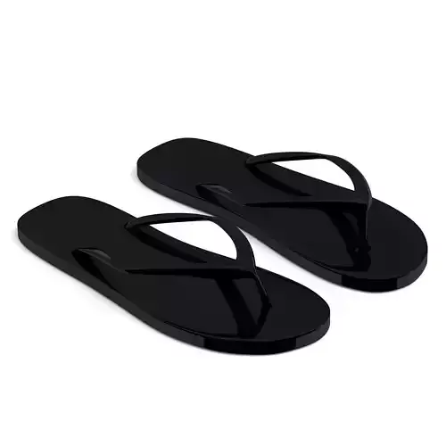 black Flip Flop