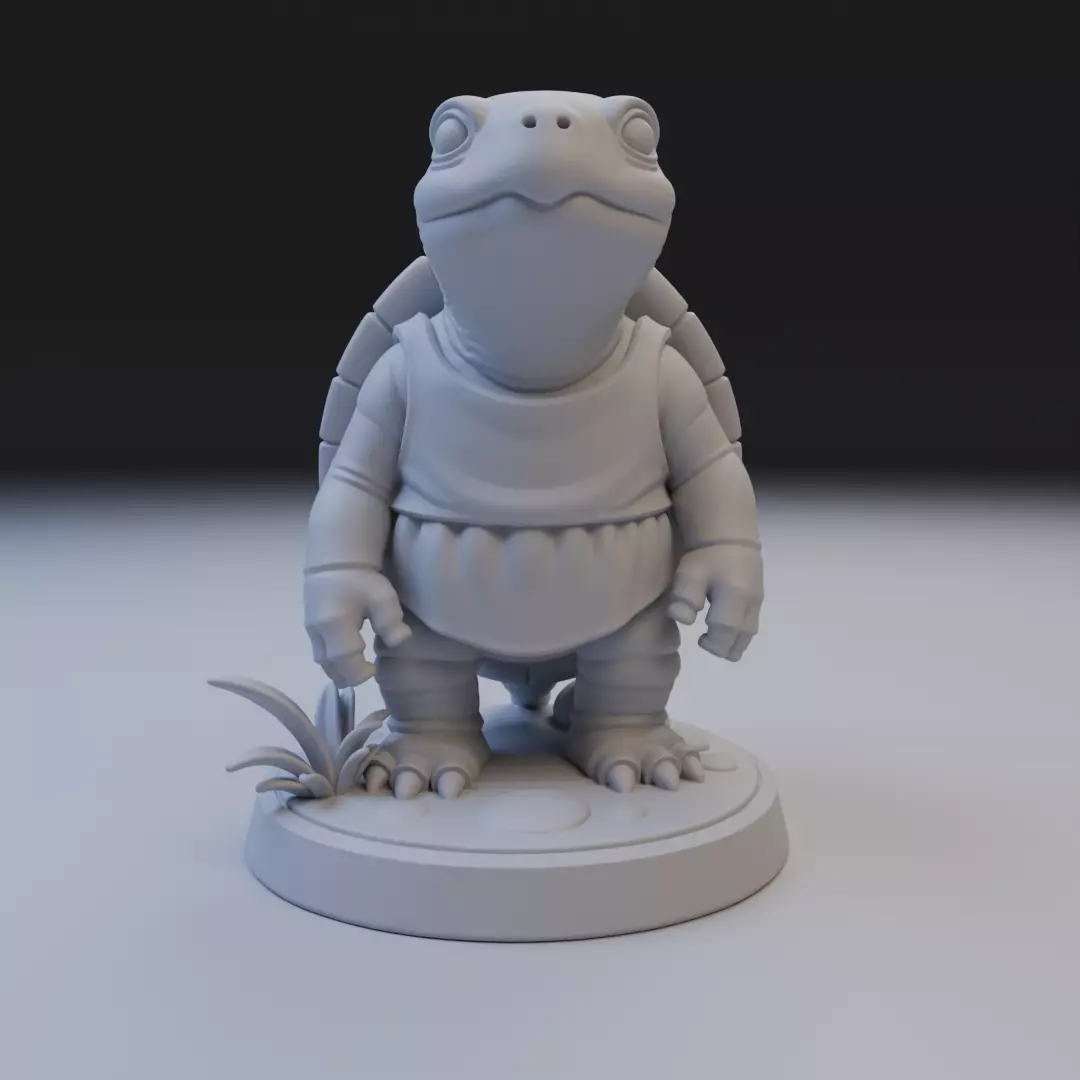 forest turtle 3D print model_1