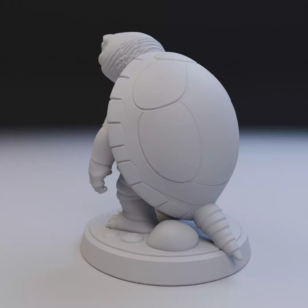 forest turtle 3D print model_9