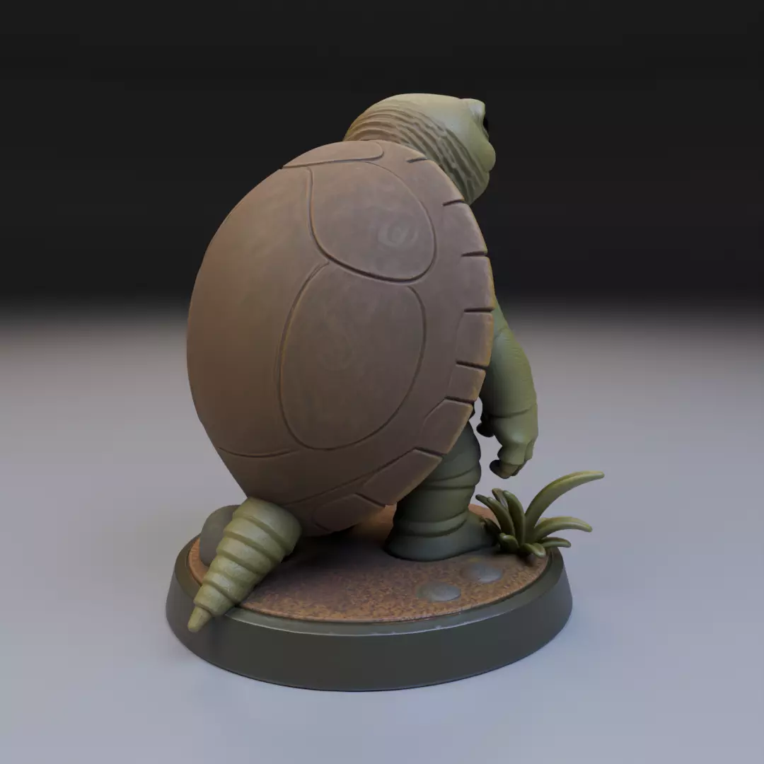 forest turtle 3D print model_8
