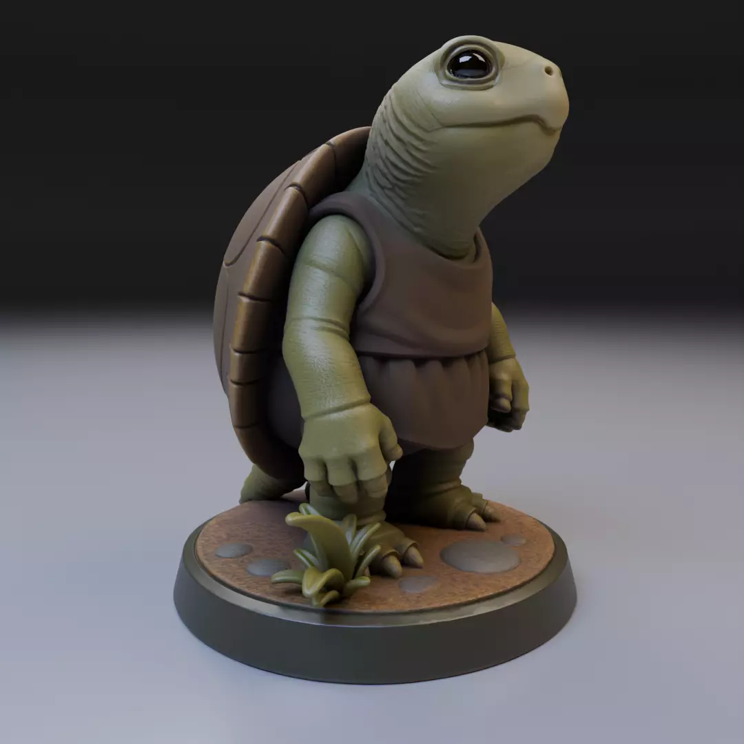 forest turtle 3D print model_14