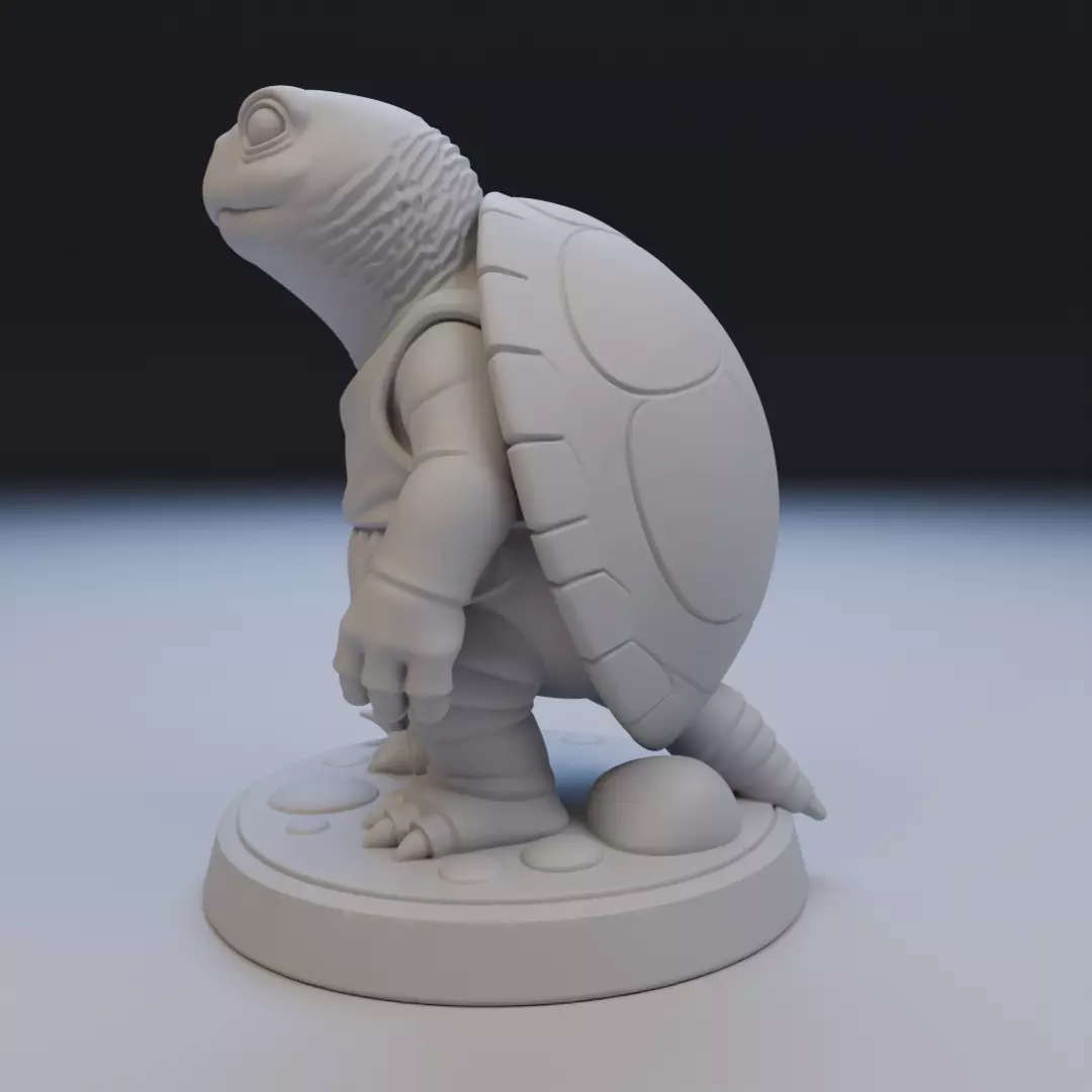 forest turtle 3D print model_15