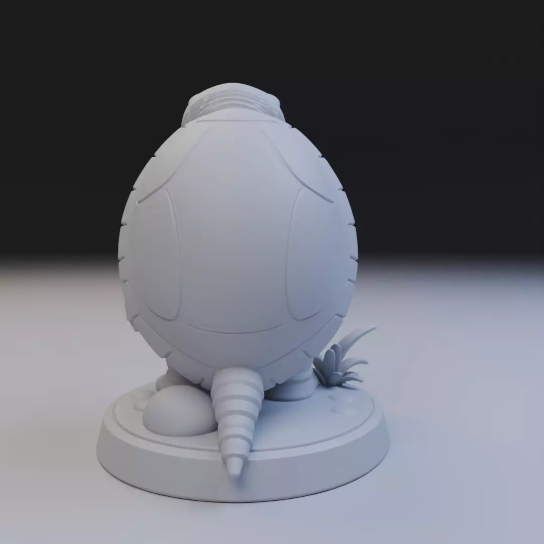 forest turtle 3D print model_3