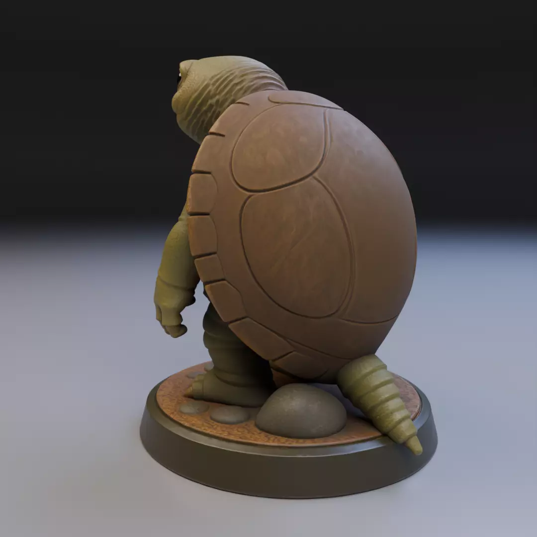 forest turtle 3D print model_10