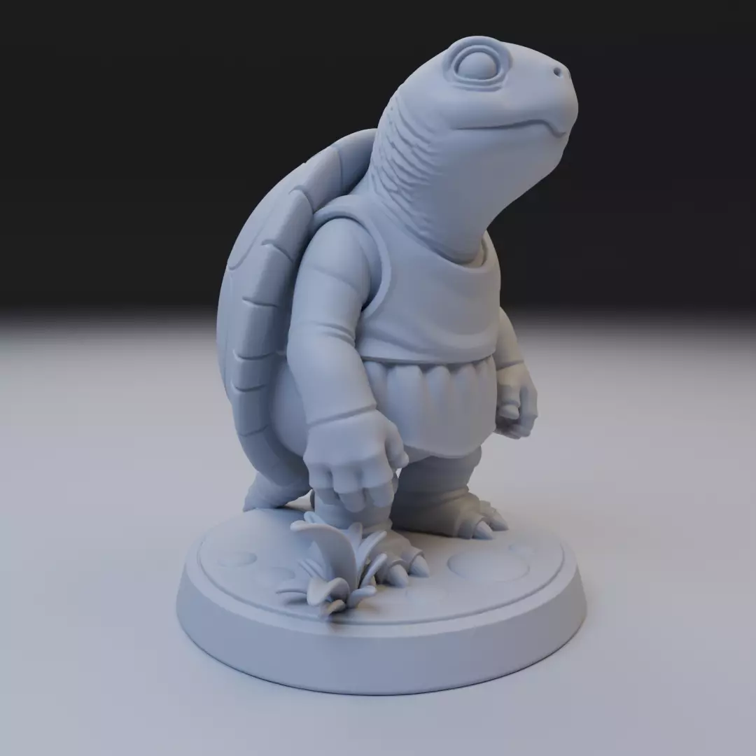 forest turtle 3D print model_13