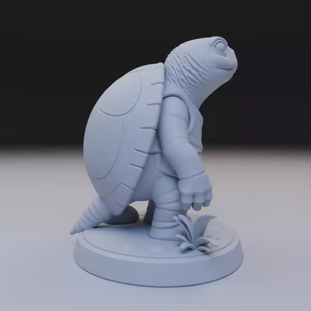 forest turtle 3D print model_5