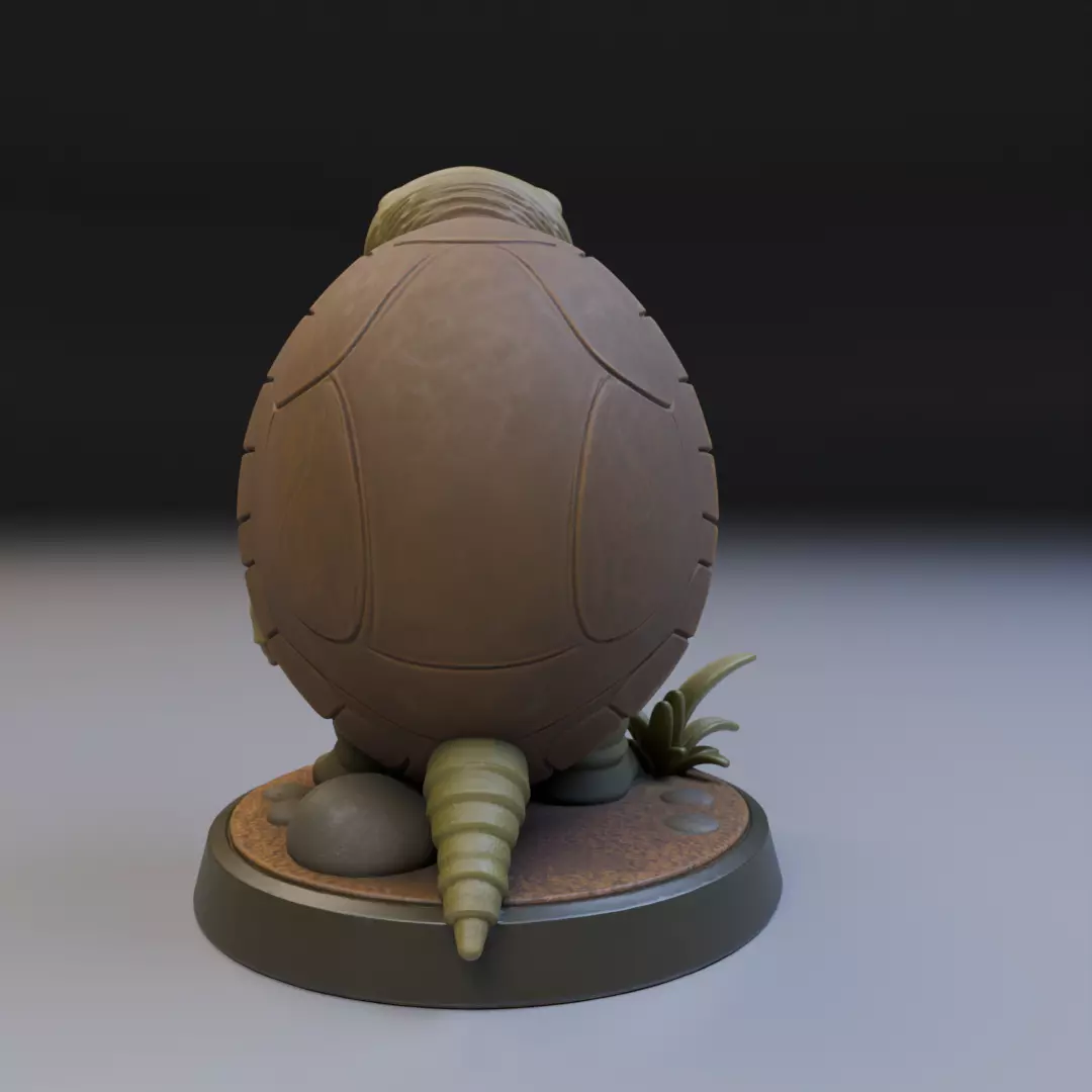 forest turtle 3D print model_4
