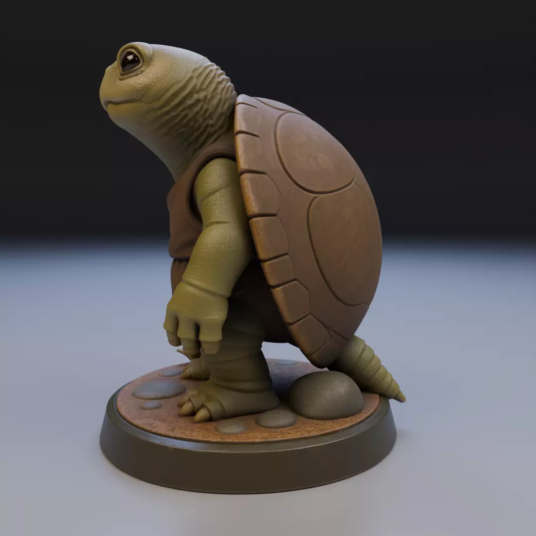 forest turtle 3D print model_16