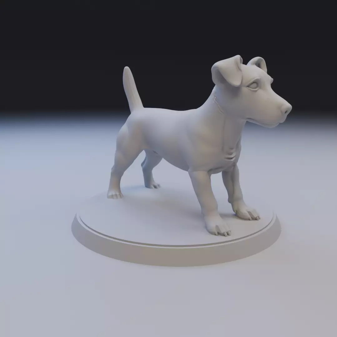 Jack Russell Terrier 3D print model_11