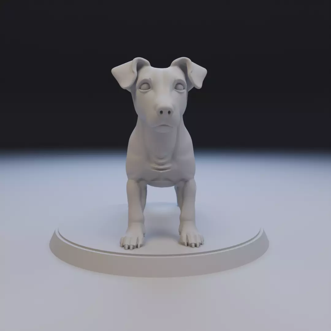 Jack Russell Terrier 3D print model_15