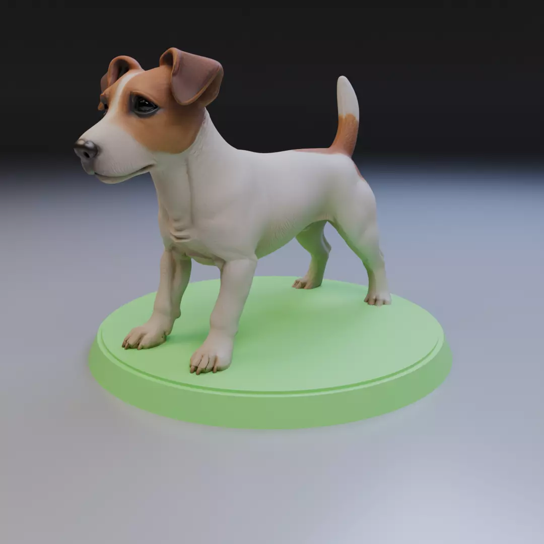 Jack Russell Terrier 3D print model_10
