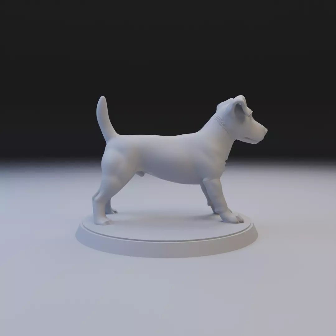 Jack Russell Terrier 3D print model_1