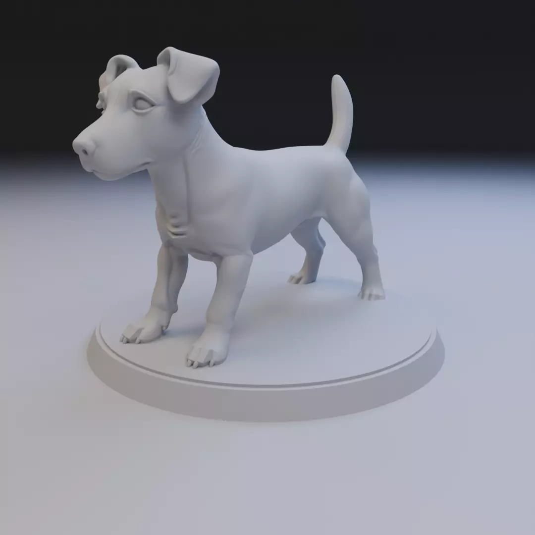 Jack Russell Terrier 3D print model_9