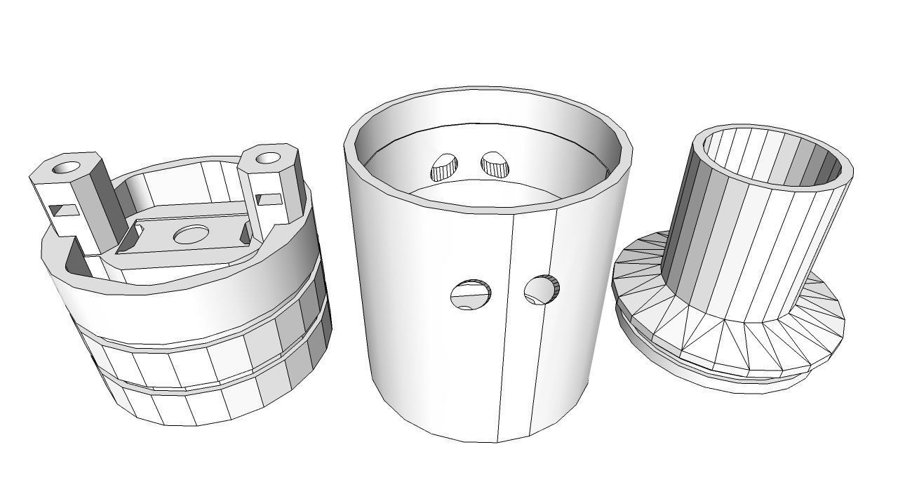 E-cigarette Wape parts Free 3D print model_4