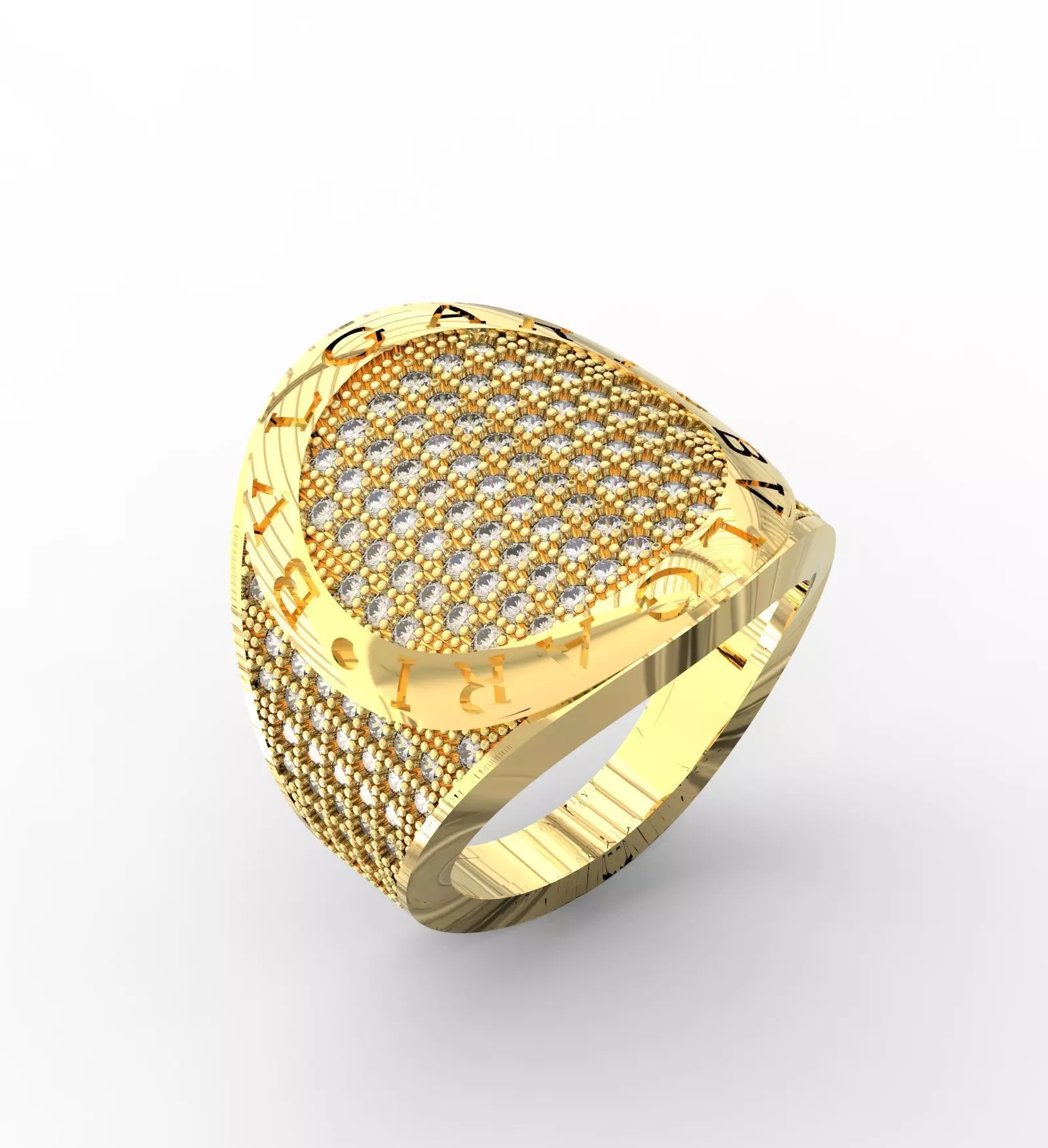 bvlgari tasli yuzuk  3D print model_0