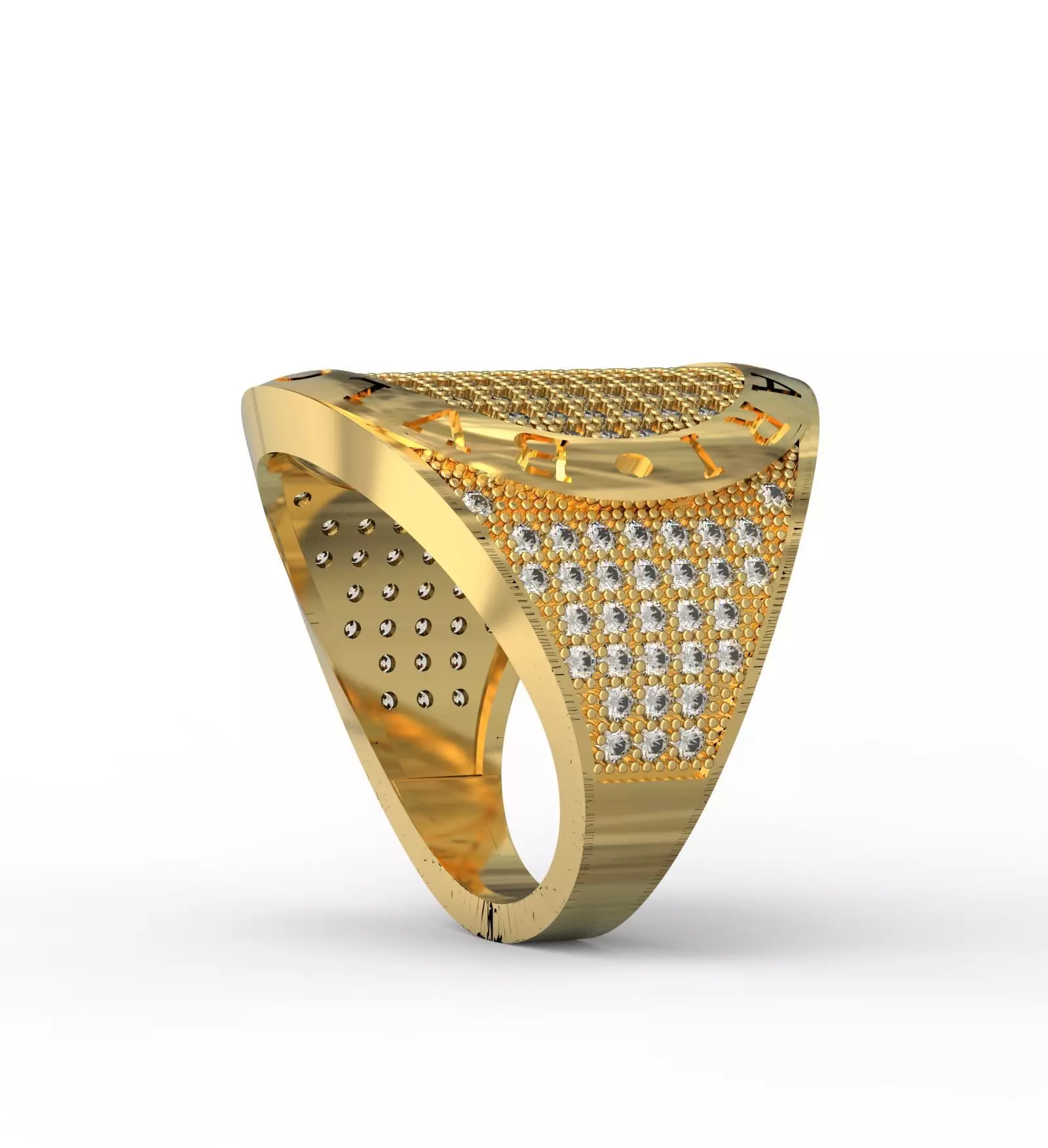 bvlgari tasli yuzuk  3D print model_3