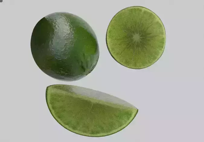 RealisticLime3DModelSet