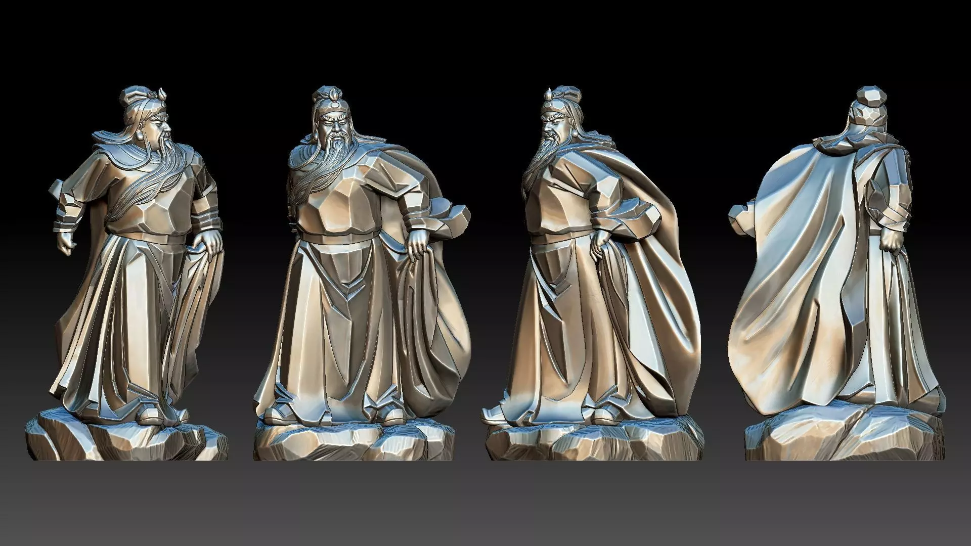 Guan Yu 3D print model