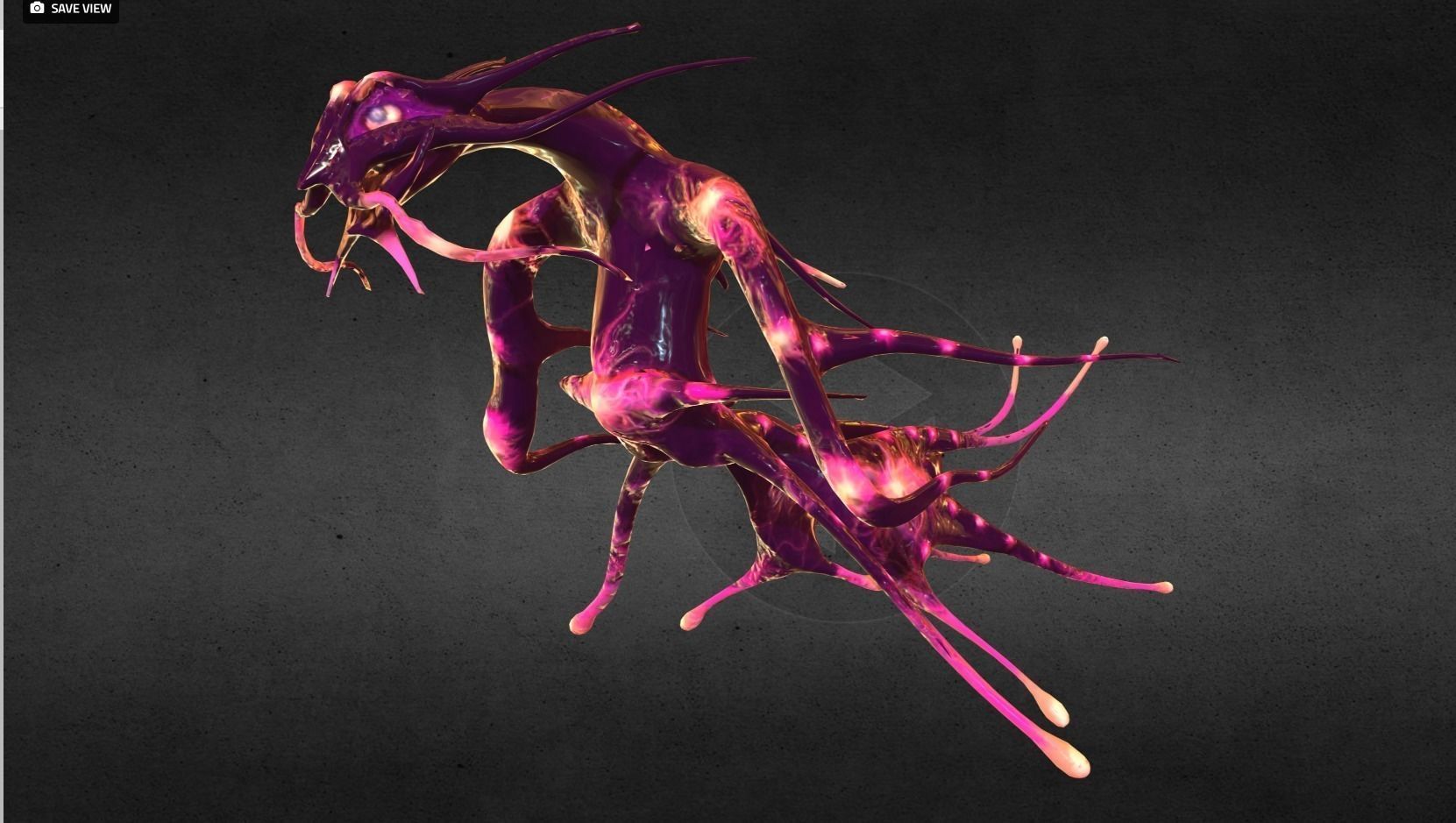 Fire leviathan - friendly beast of the deep Free 3D model_5