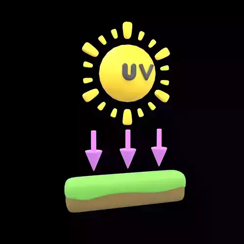 UV Radiation Icon v1 003