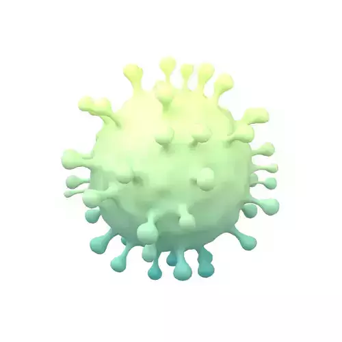 Cell v4 003 Low-poly 3D model