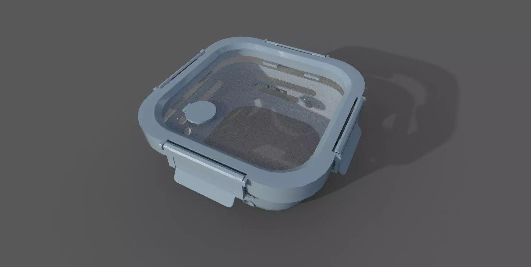 Lunch box small Low-poly 3D model_2