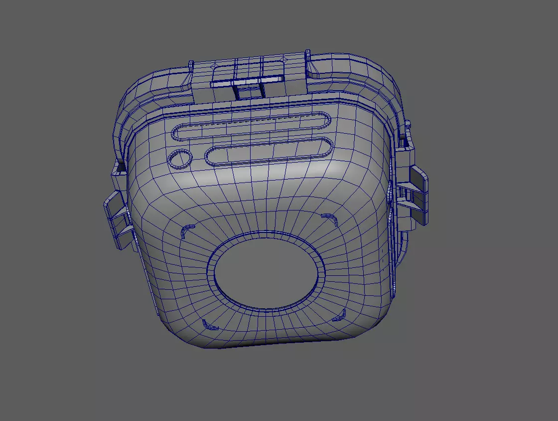 Lunch box small Low-poly 3D model_5