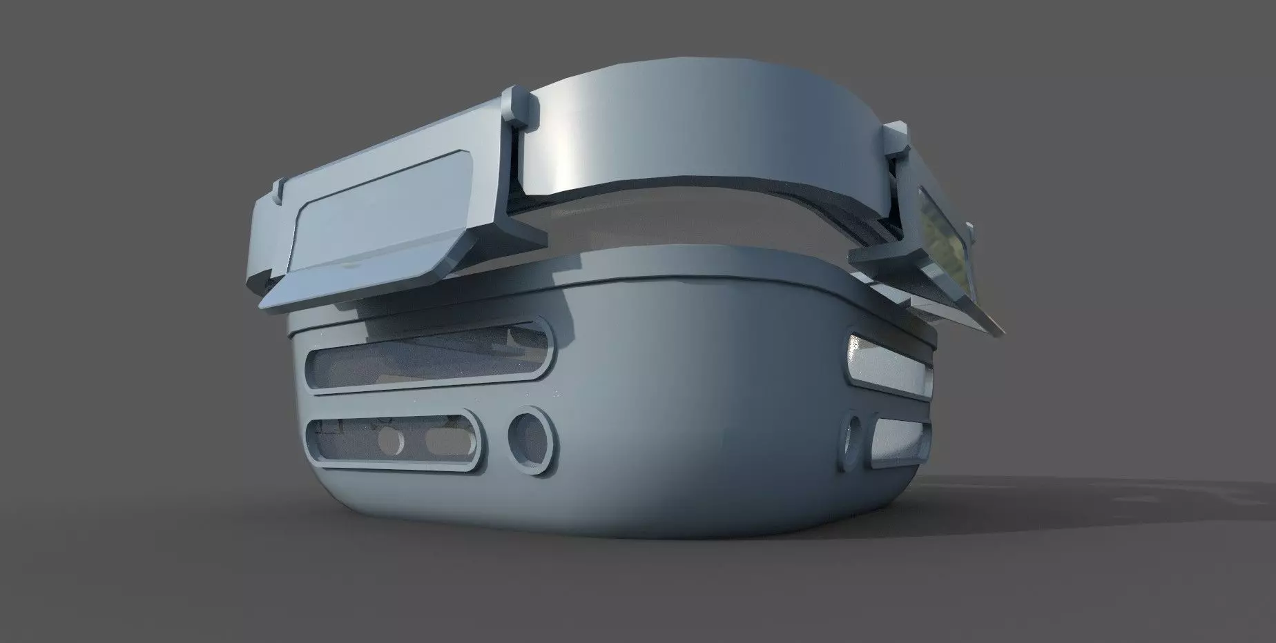 Lunch box small Low-poly 3D model_3