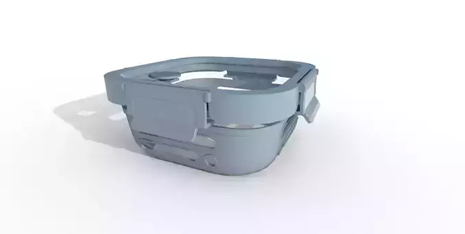 Lunch box small Low-poly 3D model