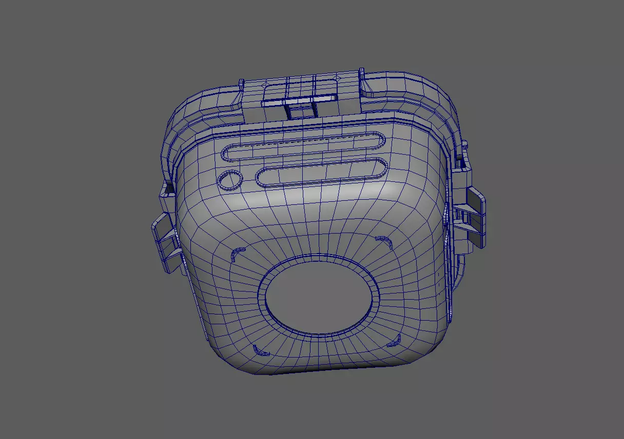 Lunch box small Low-poly 3D model_6