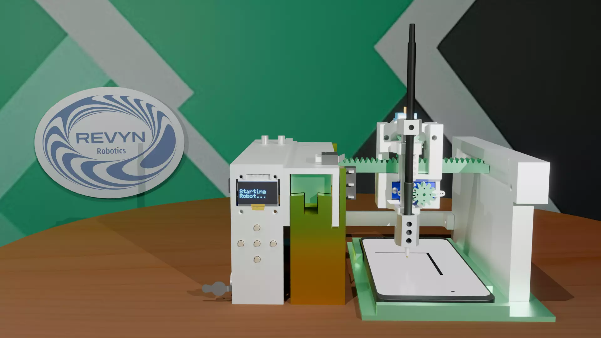 3 Axis Cartesian Robot Drive  3D Printable CNC Plotter 3D print model_0
