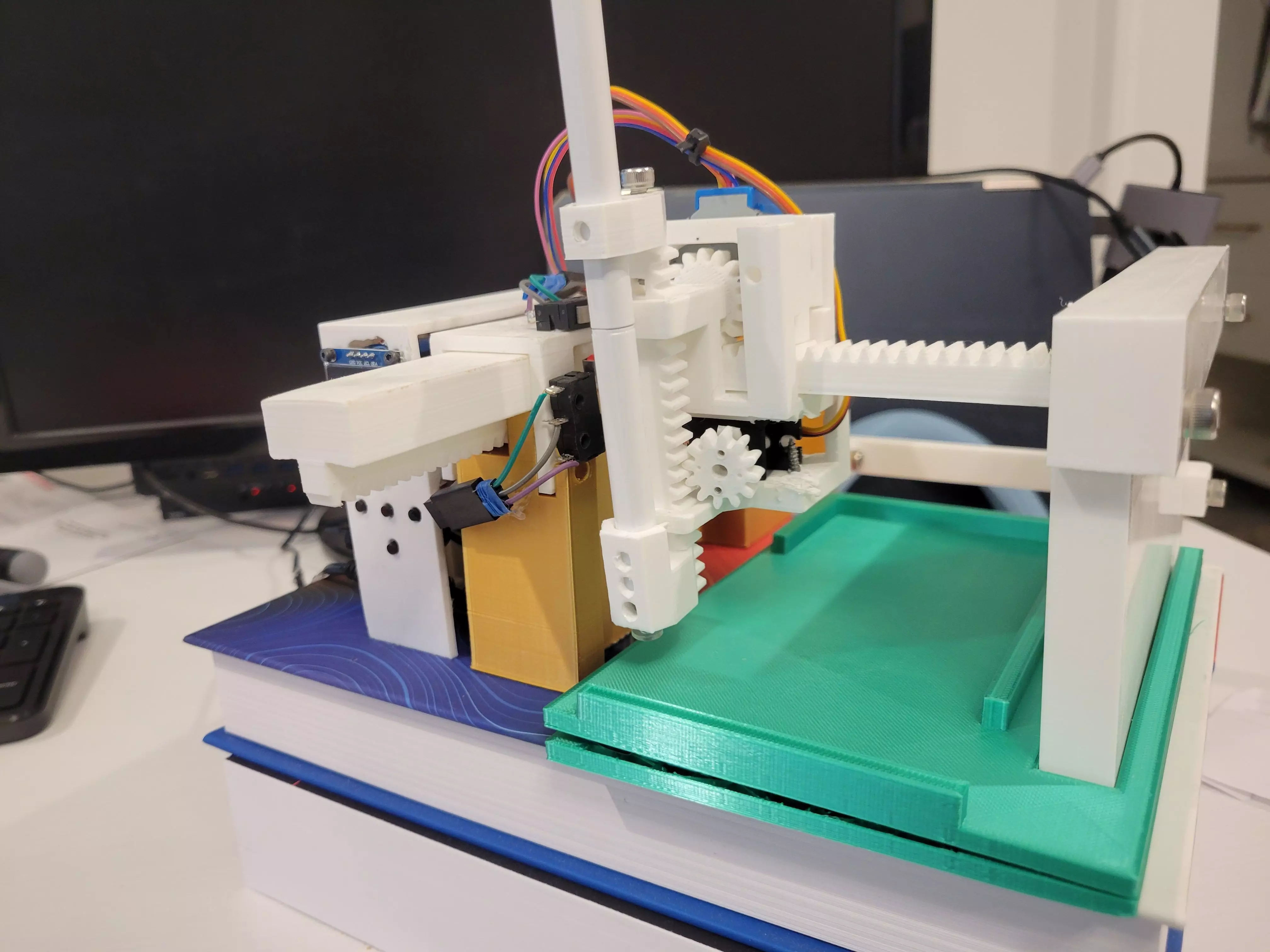 3 Axis Cartesian Robot Drive  3D Printable CNC Plotter 3D print model_5